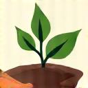 Leaf icon representing organic practices